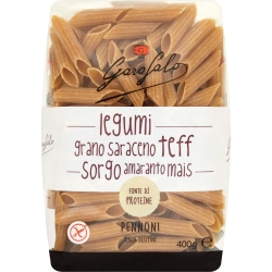 GAROFALO Pennoni Legumi e cereali - Pasta senza glutine 400 G