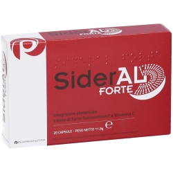 SiderAl Forte 20 capsule - Integratore di Ferro e Vitamina C