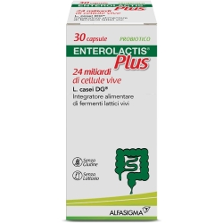 Enterolactis Plus - Integratore di Fermenti Lattici Vivi 30 Capsule